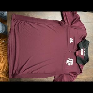 Adidas Texas A&M polo